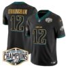 Eagles 2024 NFC East Division Champions Gold Trim Vapor Limited Jersey – All Stitched – Black – Randall Cunningham Jersey