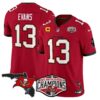 Buccaneers 2024 NFC South Division Champions Patch Vapor Limited Jersey – All Stitched – Red – Mike Evans Jersey