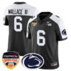 Penn State Nittany Lions 2024 Orange Bowl Jersey – All Stitched – Black Alternate – Harrison Wallace III Jersey