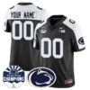 Custom Gender/Name Penn State Nittany Lions 2024 Fiesta Bowl Champions Jersey – All Stitched – Black Alternate Jersey