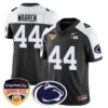 Penn State Nittany Lions 2024 Orange Bowl Jersey – All Stitched – Black Alternate – Tyler Warren Jersey