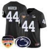 Penn State Nittany Lions 2024 Orange Bowl Jersey – All Stitched – Black – Tyler Warren Jersey