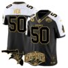 Buccaneers 2024 NFC South Division Champions Patch Gold Vapor Limited Jersey – All Stitched – Black Alternate – Vita Vea Jersey
