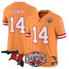 Buccaneers 2024 NFC South Division Champions Patch Vapor Limited Jersey – All Stitched – Creamsicle – Chris Godwin Jersey