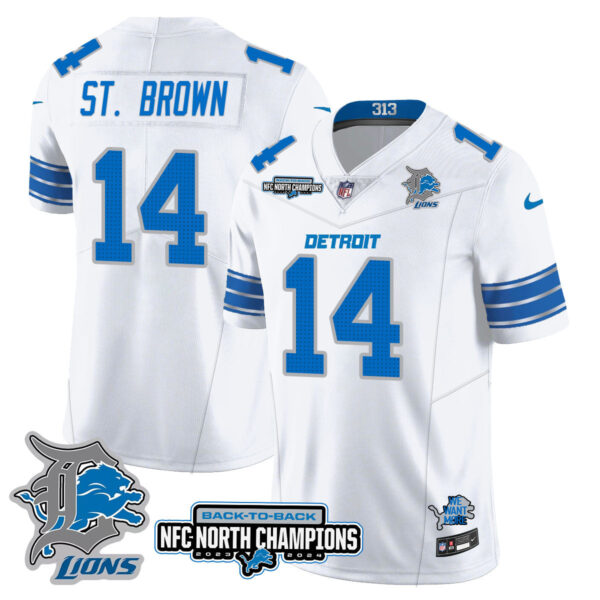 Detroit Lions – Amon-Ra St. Brown – 14 – White Jersey