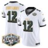 Eagles 2024 NFC East Division Champions Gold Trim Vapor Limited Jersey – All Stitched – White – Randall Cunningham Jersey