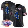 Bills 2024 AFC East Division Champions Gold Trim Vapor Limited Jersey – All Stitched – Black – James Cook Jersey