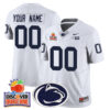 Custom Gender/Name Penn State Nittany Lions 2024 Orange Bowl Jersey N1 – All Stitched – White Jersey