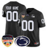 Custom Gender/Name Penn State Nittany Lions 2024 Orange Bowl Jersey – All Stitched – Black Jersey