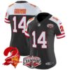 Women’s Tampa Bay Buccaneers Creamsicle 2024 NFC South Division Champions Patch Vapor Limited Jersey – All Stitched – Black Alternate – Chris Godwin Jersey