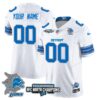 Custom Gender/Name Detroit Lions 2024 NFC North Champions Gold Jersey N3 – All Stitched – White Jersey