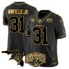 Buccaneers 2024 NFC South Division Champions Patch Gold Vapor Limited Jersey – All Stitched – Black Gold – Antoine Winfield Jr. Jersey