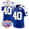 Bills 2024 AFC East Division Champions Gold Trim Vapor Limited Jersey – All Stitched – Royal Alternate – Von Miller Jersey