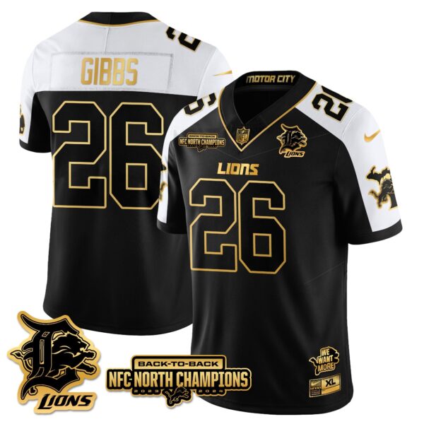 Detroit Lions – Jahmyr Gibbs – 26 – Alternate Jersey