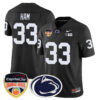 Penn State Nittany Lions 2024 Orange Bowl Jersey – All Stitched – Black – Jack Ham Jersey