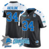 Detroit Lions 2024 NFC North Champions Gold Jersey N1 – All Stitched – Alex Anzalone – 34 – Black Alternate Jersey