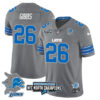 Detroit Lions – Jahmyr Gibbs – 26 – Gray Jersey