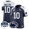 Penn State Nittany Lions 2024 Fiesta Bowl Champions Jersey – All Stitched – Navy Alternate – Nicholas Singleton Jersey