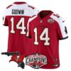Buccaneers 2024 NFC South Division Champions Patch Vapor Limited Jersey – All Stitched – Red Alternate – Chris Godwin Jersey