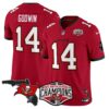 Buccaneers 2024 NFC South Division Champions Patch Vapor Limited Jersey – All Stitched – Red – Chris Godwin Jersey