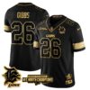 Detroit Lions – Jahmyr Gibbs – 26 – Black Gold Jersey