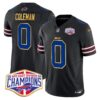 Bills 2024 AFC East Division Champions Gold Trim Vapor Limited Jersey – All Stitched – Black – Keon Coleman Jersey