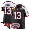 Buccaneers 2024 NFC South Division Champions Patch Vapor Limited Jersey – All Stitched – Black Alternate – Mike Evans Jersey
