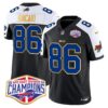 Bills 2024 AFC East Division Champions Gold Trim Vapor Limited Jersey – All Stitched – Black Alternate – Dalton Kincaid Jersey