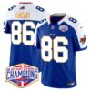 Bills 2024 AFC East Division Champions Gold Trim Vapor Limited Jersey – All Stitched – Royal Alternate – Dalton Kincaid Jersey