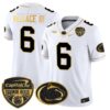 Penn State Nittany Lions Orange Bowl Patch Gold Vapor Limited Jersey – All Stitched – White Gold – Harrison Wallace III Jersey
