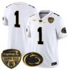 Penn State Nittany Lions Orange Bowl Patch Gold Vapor Limited Jersey – All Stitched – White Gold – #1 Team Jersey