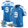 Detroit Lions – Jameson Williams – 9 – Blue Alternate Jersey
