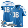 Detroit Lions – Jared Goff – 16 – Blue Alternate Jersey
