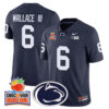 Penn State Nittany Lions 2024 Orange Bowl Jersey N1 – All Stitched – Navy – Harrison Wallace III Jersey