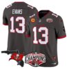 Buccaneers 2024 NFC South Division Champions Patch Vapor Limited Jersey – All Stitched – Pewter – Mike Evans Jersey