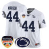 Penn State Nittany Lions 2024 Orange Bowl Jersey – All Stitched – White – Tyler Warren Jersey