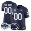 Custom Gender/Name Penn State Nittany Lions 2024 Fiesta Bowl Champions Jersey – All Stitched – Navy Jersey