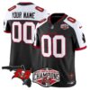 Buccaneers 2024 NFC South Division Champions Patch Vapor Limited Custom Jersey – All Stitched – Black Alternate Jersey