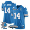 Detroit Lions – Amon-Ra St. Brown – 14 – Blue Jersey