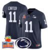 Penn State Nittany Lions 2024 Orange Bowl Jersey N1 – All Stitched – Navy – Abdul Carter Jersey