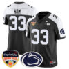 Penn State Nittany Lions 2024 Orange Bowl Jersey – All Stitched – Black Alternate – Jack Ham Jersey