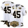 Buccaneers 2024 NFC South Division Champions Patch Gold Vapor Limited Jersey – All Stitched – White Gold – Devin White Jersey