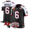 Buccaneers 2024 NFC South Division Champions Patch Vapor Limited Jersey – All Stitched – Black Alternate – Baker Mayfield Jersey