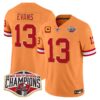 Buccaneers Creamsicle 2024 NFC South Division Champions Patch Gold Trim Vapor Limited Jersey – All Stitched – Creamsicle – Mike Evans Jersey