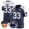 Penn State Nittany Lions 2024 Orange Bowl Jersey – All Stitched – Navy Alternate – Jack Ham Jersey