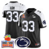 Penn State Nittany Lions 2024 Orange Bowl Jersey N1 – All Stitched – Black Alternate – Jack Ham Jersey