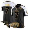 Buccaneers 2024 NFC South Division Champions Patch Gold Vapor Limited Jersey – All Stitched – Black Alternate – Bucky Irving Jersey