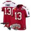 Buccaneers 2024 NFC South Division Champions Patch Vapor Limited Jersey – All Stitched – Red Alternate – Mike Evans Jersey