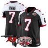 Buccaneers 2024 NFC South Division Champions Patch Vapor Limited Jersey – All Stitched – Black Alternate – Bucky Irving Jersey