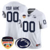 Custom Gender/Name Penn State Nittany Lions 2024 Orange Bowl Jersey – All Stitched – White Jersey